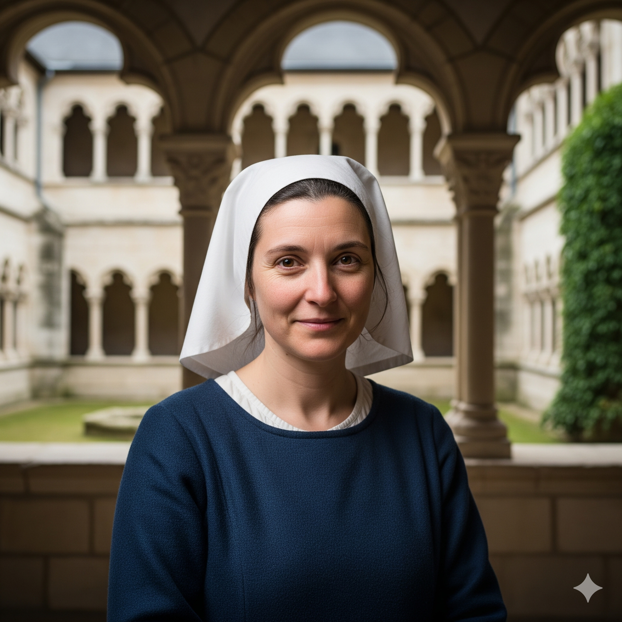 Portrait d'une guérisseuse médiévale
